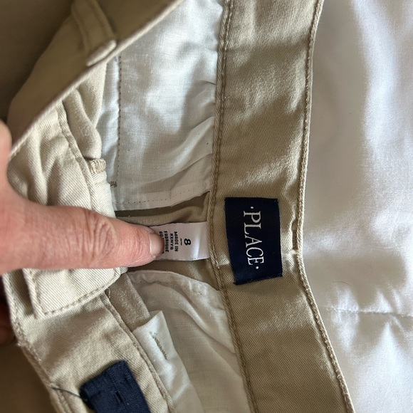 Children’s place - Size 8 Khaki’s - Picture 2 of 2
